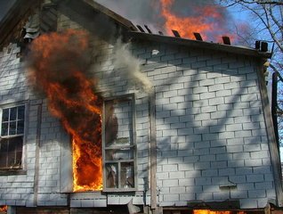 New Lexington, Ohio fire and smoke